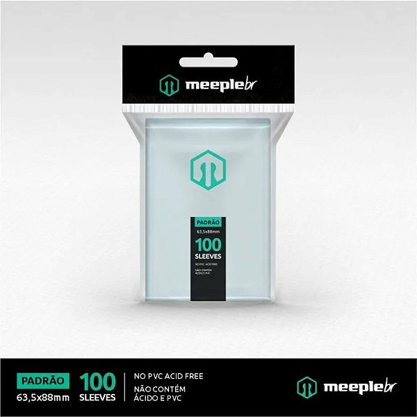 Sleeves MeepleBR  Padrão (63,5x88)