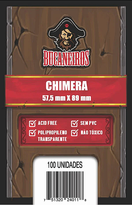 Sleeves Bucaneiros  Chimera (57,5x89)