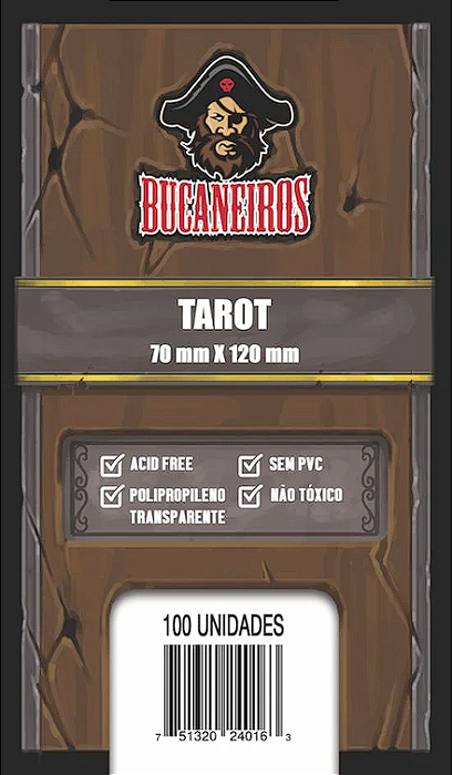 Sleeves Bucaneiros Tarot (70x120)