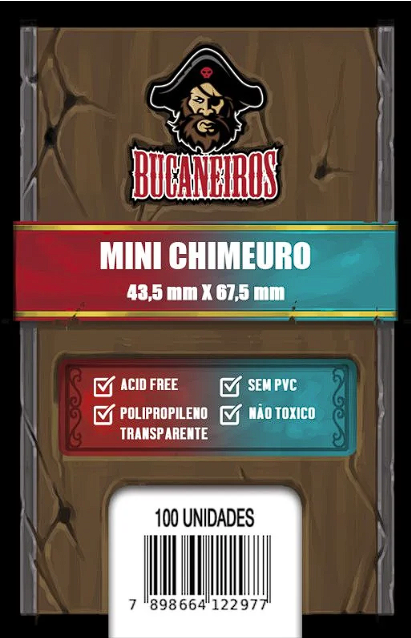 Sleeves Bucaneiros Mini Chimeuro (43,5x67,5)