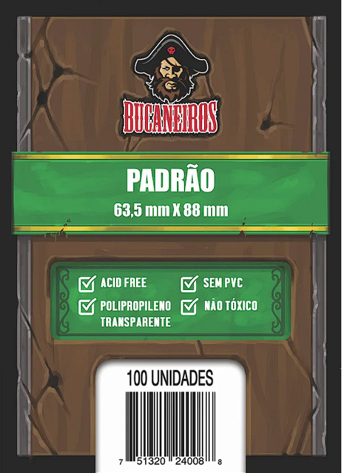 Sleeves Bucaneiro Padrão (63,5x88)
