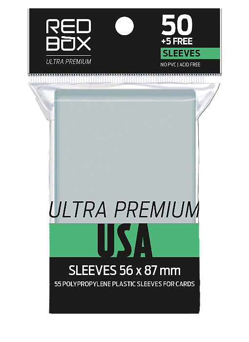 Sleeves Redbox Ultra Premium USA (56x87)