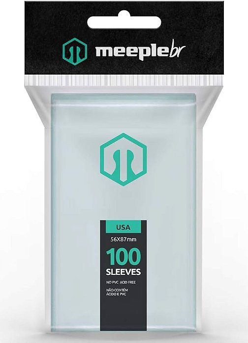 Sleeves MeepleBR USA (56x87)