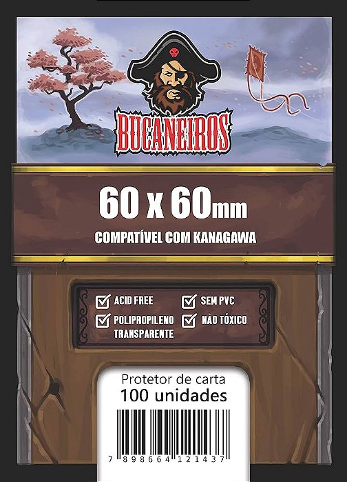 Sleeves Bucaneiro Customizado Kanagawa/Procuratos/Entre Linhas (60x60mm)