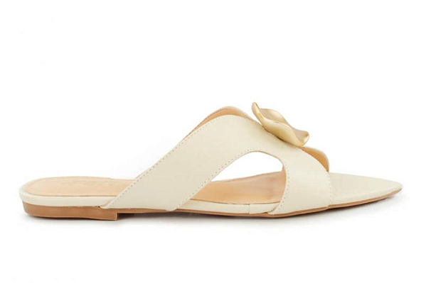 FLAT BICO FOLHA DISCO ORGÂNICO - OFF WHITE