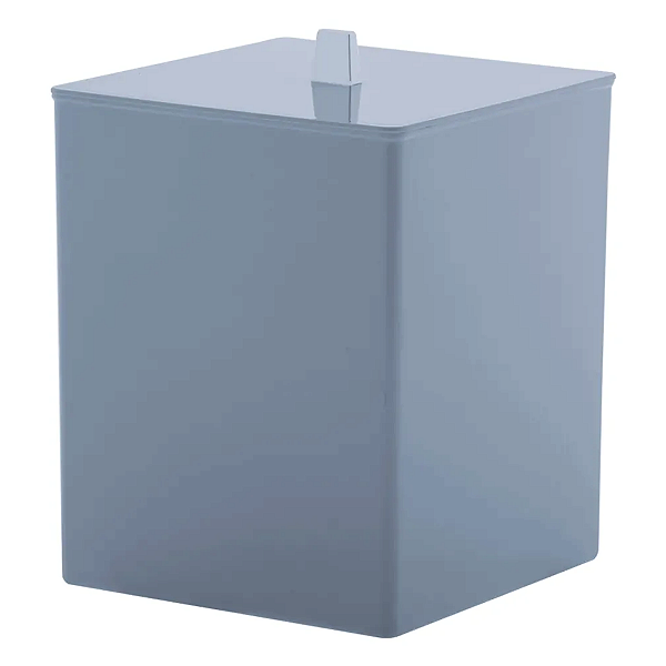 Lixeira Quadratta Bagno Quadratta Cinza