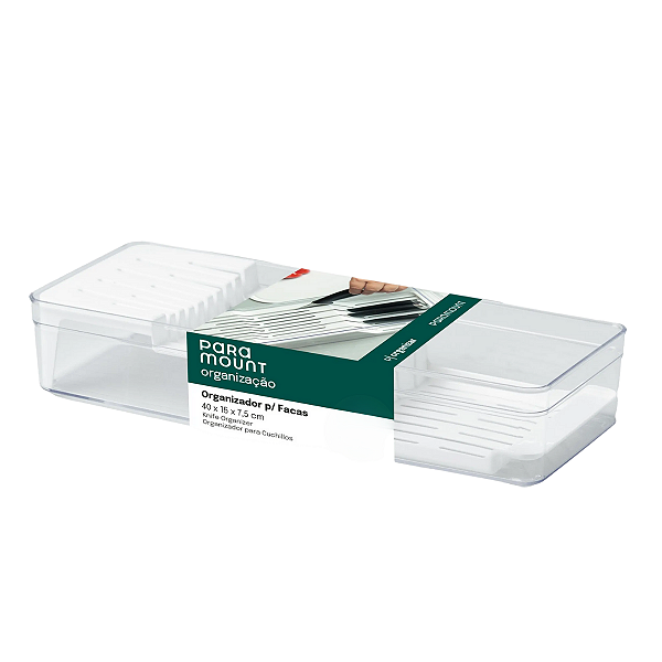Organizador de Facas para Gaveta Acrílico Diamond Paramount