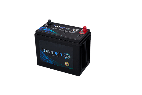 Bateria Tracionária AGM Elotech RT12-138 | 12V 138 Ah
