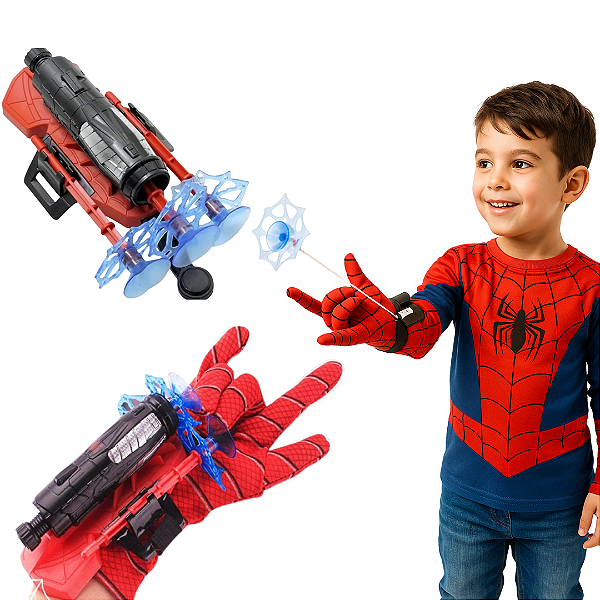 Brinquedo Lançador de Teia do Homem-Aranha com Diversão Garantida