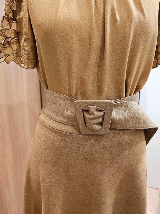 Cinto 100% couro fivela quadrada