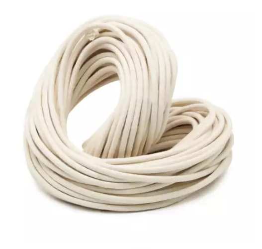 Pavio Algodão 3mm Velas Lamparinas Tochas Lampião Kit 10 Mts