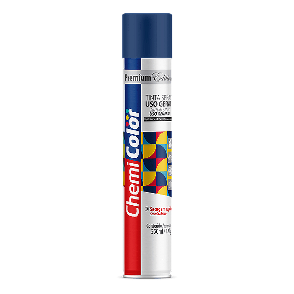 Tinta Chemicolor 250ml Azul Escuro