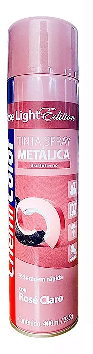 Tinta Chemicolor Metálico Rosé Claro Spray 400ml