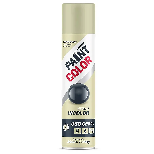 Tinta Spray Uso Geral Secagem Rápida 350ml Verniz