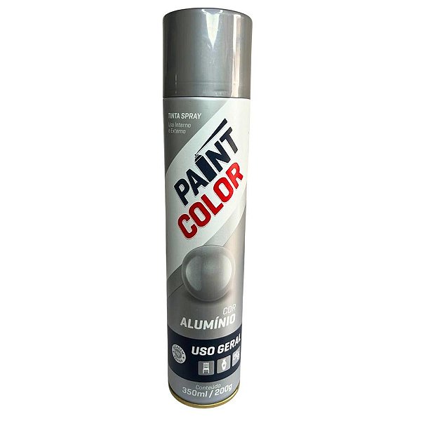 Tinta Spray Uso Geral Secagem Rápida 350ml Alumínio