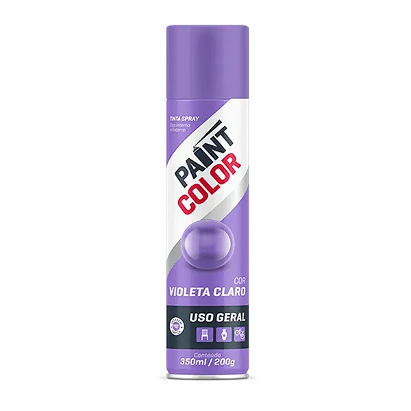 Tinta Spray Uso Geral Secagem Rápida 350ml Violeta Claro
