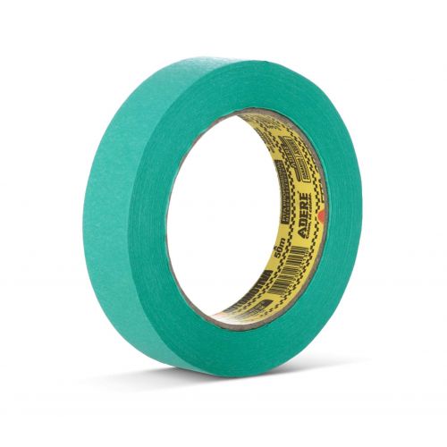 Fita Crepe Automotiva 525 Verde 24mm X 50m Liso