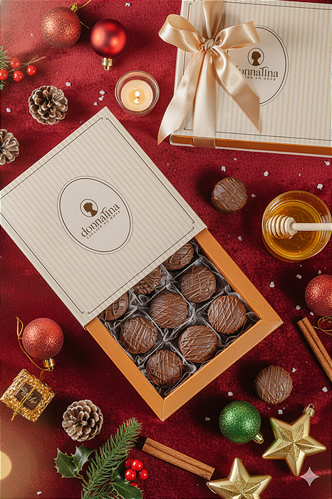 Caixa de Pão de Mel 9 unidades