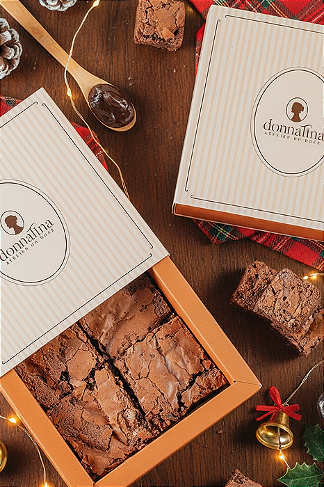 Caixa com 4 unidades de Brownie
