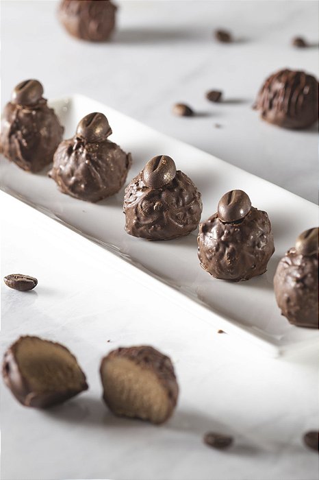 Caixa de Seleção de Trufas Sabores Intensos