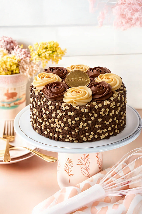 Bolo Leite Ninho com Nutella