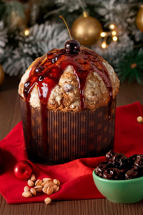 Panettone Amarena e Pistache