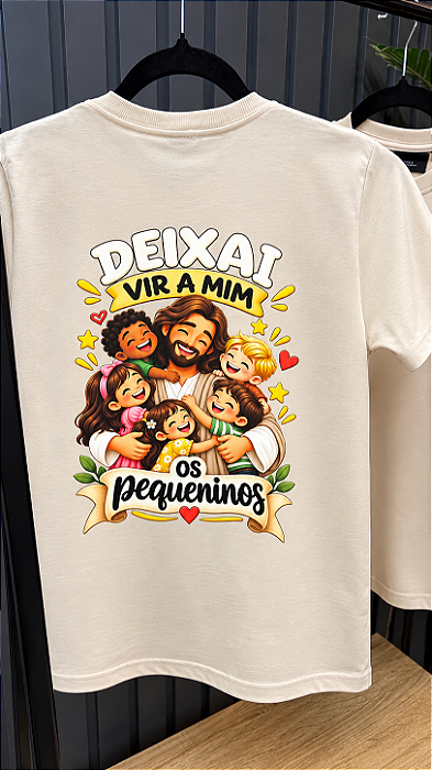Camisa Ministério Infantil - Avelã 100% Algodão