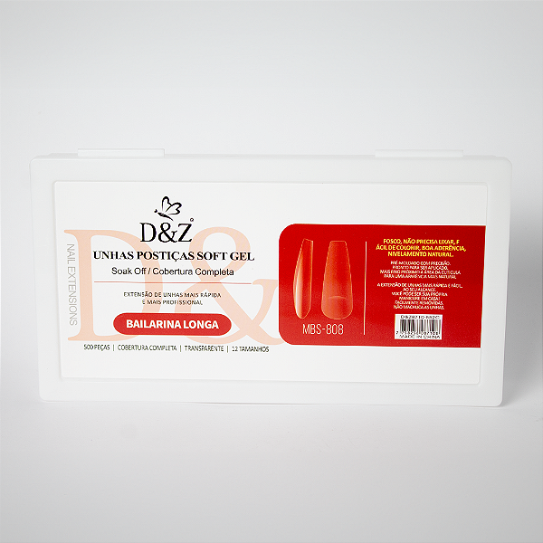 Unha postiça soft gel - D&Z