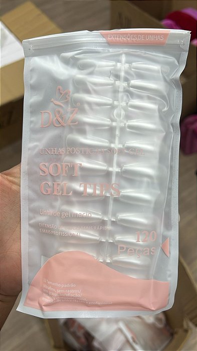 Unha postiça soft gel D&Z 120pcs
