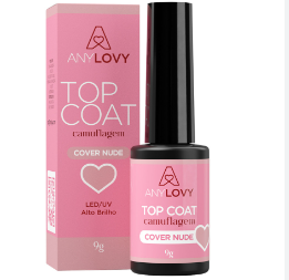 Top Coat Camuflagem Cover Nude 9g