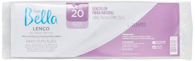 Lenço para Depilação Branco 20fls