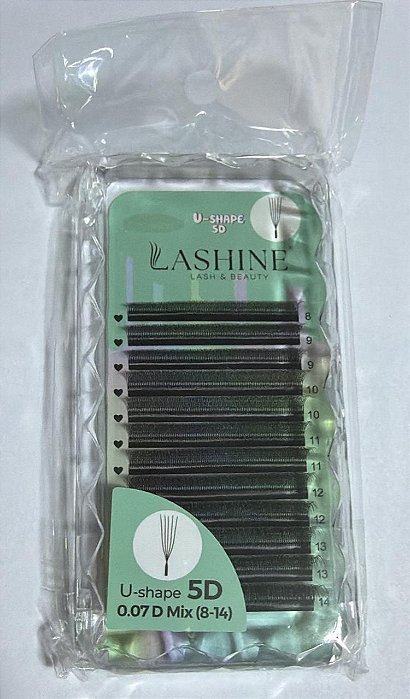 Fio U 5D curvatura D mix8-14mm Lashine