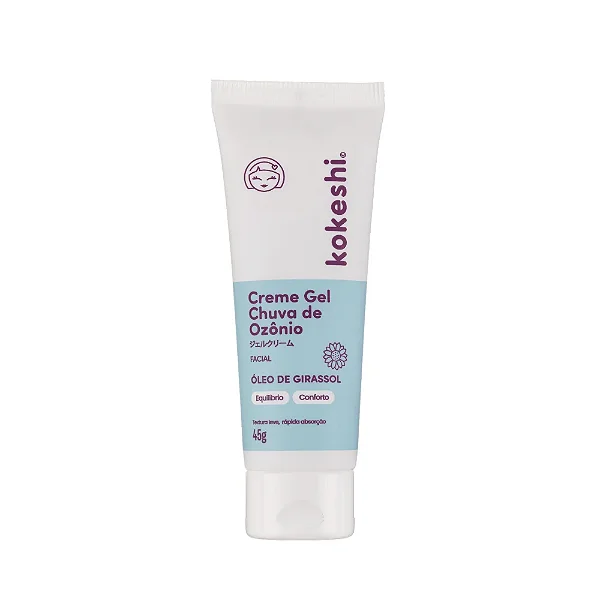 Creme Gel Facial Chuva de Ozonio Kokeshi