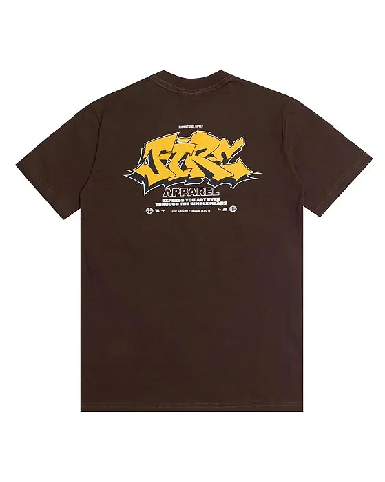 Camiseta Basica Fire Making Things Happen (Marrom)