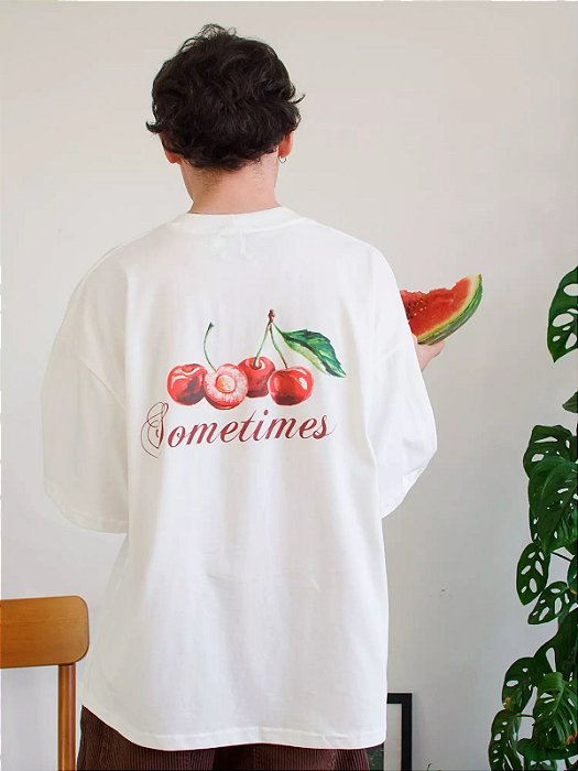 Camiseta Boxy Cherry