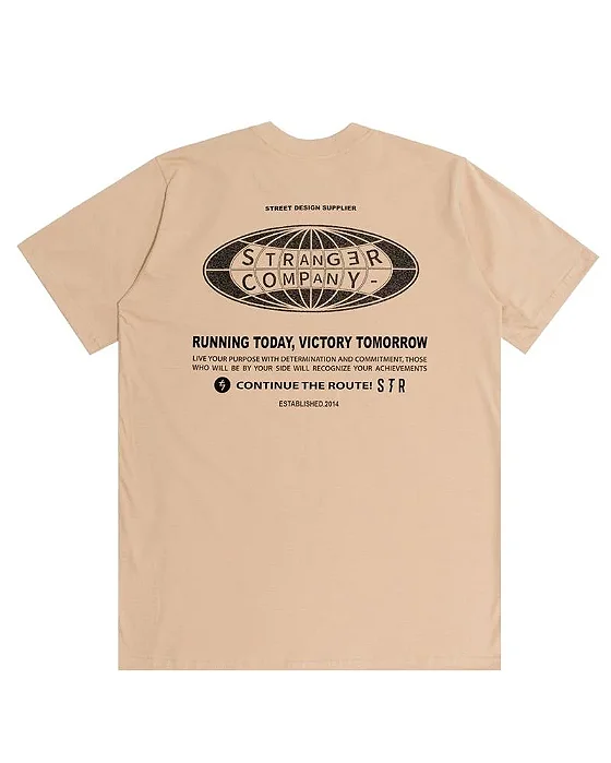 Camiseta Stranger Running Today (Bege)