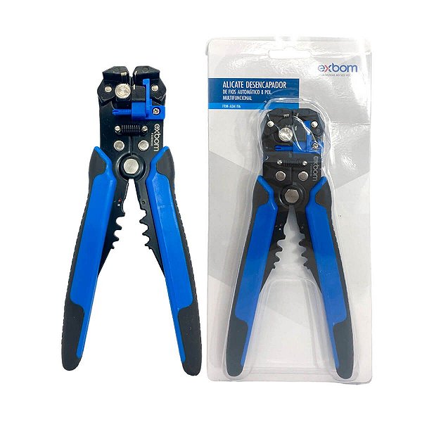Alicate Desencapador Automático 0,2 a 6mm² para Cortar e Crimpar Fios