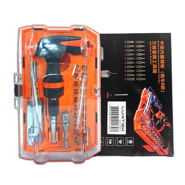Kit Chave Canhão Catraca Profissional Alta Qualidade