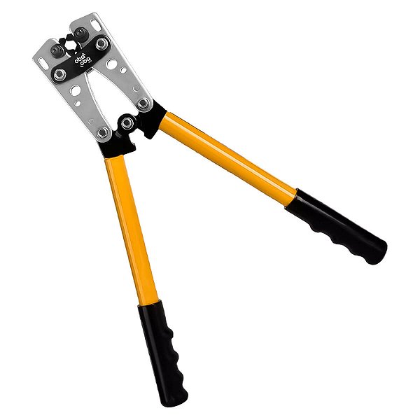 Kit Alicate Crimpador com 60 Terminais Tubulares de Cobre, 6-50mm