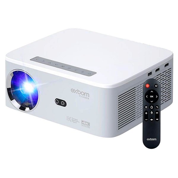 Projetor Android 5G 4K, Focagem a Laser e Espelhamento Sem Fio