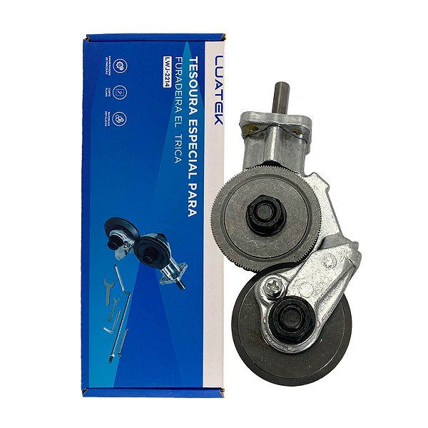 Tesoura para Parafusadeira Corta Chapa até 0,8mm com Engrenagens de Precisão