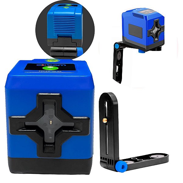 Nível a laser 3d verde autonivelante com suporte magnético