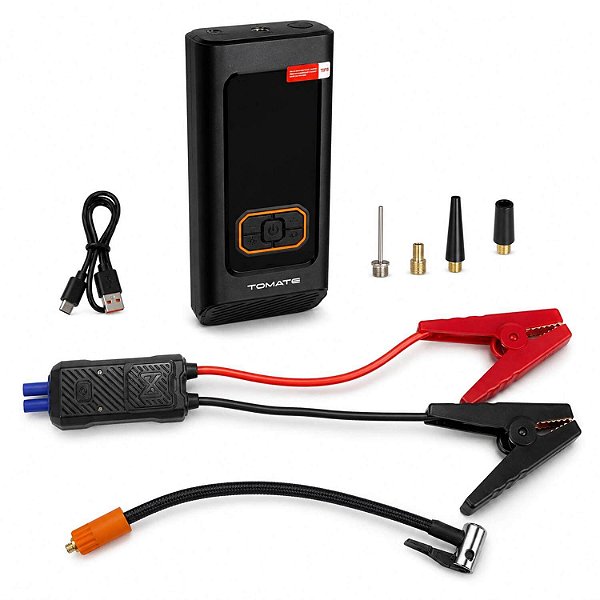 Bomba de Ar Inteligente Portátil 150 PSI Digital com Bateria 6000mAh e Power Bank