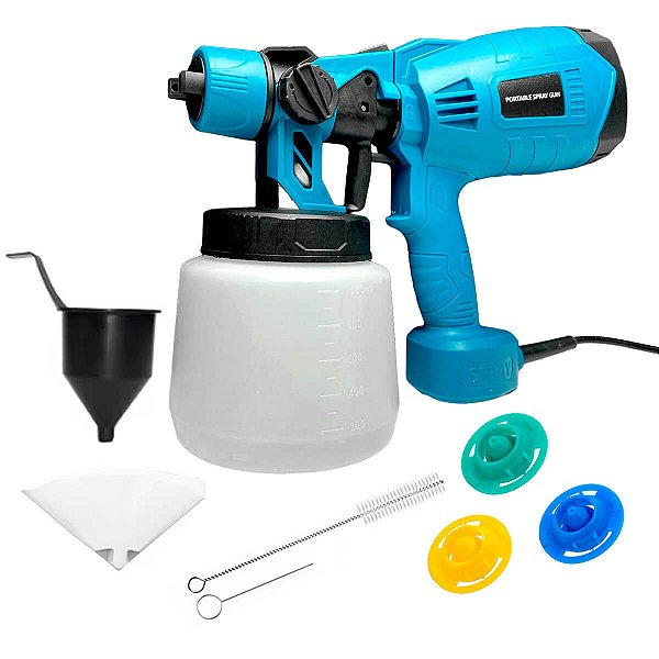 Pulverizadora elétrica 220v com jato ajustável e bicos