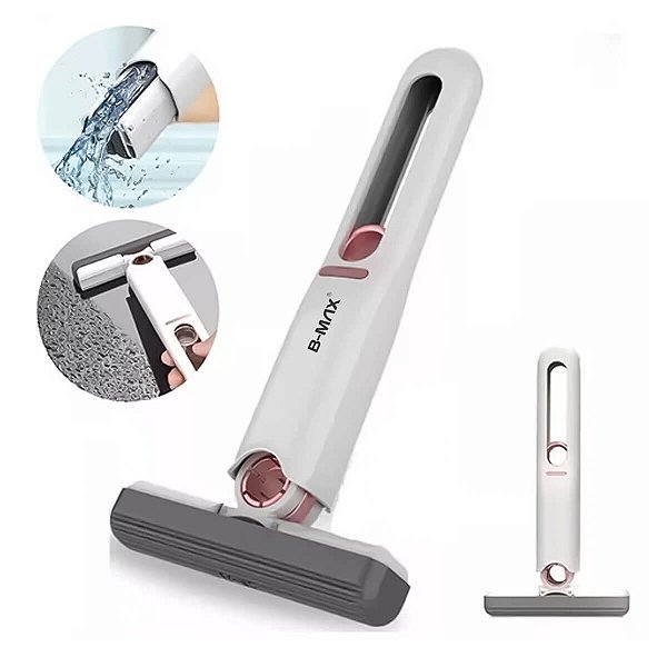 Mini Esfregão Mop Dobrável Portátil Para Cozinha