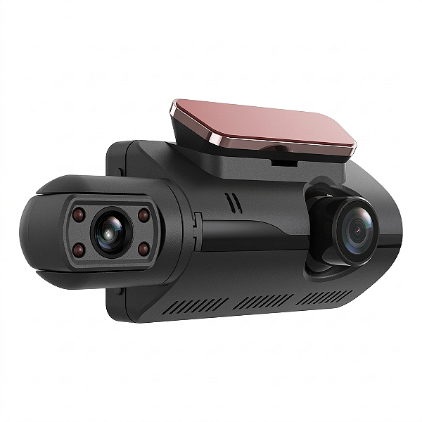 Câmera Veicular Dual Frontal e Interna Full HD com Visão Noturna e Gravação em Loop