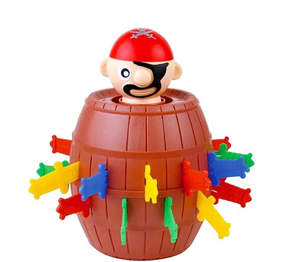 Jogo Pula Pirata com 16 Espadas Brinquedo Infantil Educativo Toys & Toys