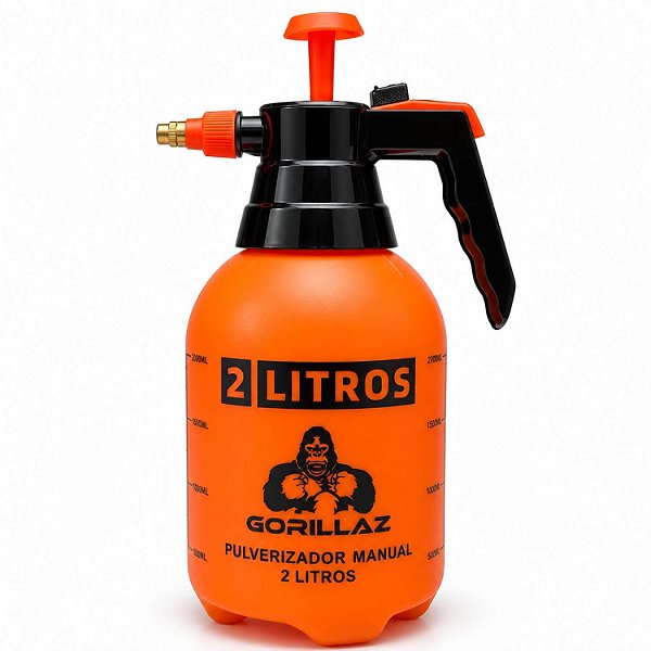 Pulverizador Manual de Pressão 2 Litros para Jardinagem e Limpeza