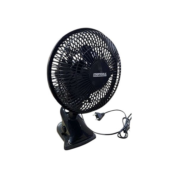 Ventilador de Mesa Portátil 220V 25W com Oscilação e 2 Velocidades