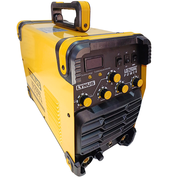 Inversora de Solda TIG Alumínio Lynus 200a LIS-250AL 220v